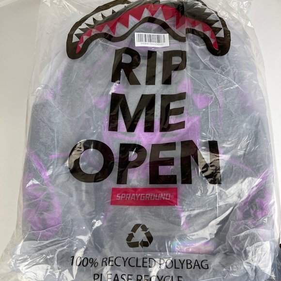 New Sprayground Cazzu Iridescent Spider Skull Shark DLXV Backpack - Picture 11 of 11